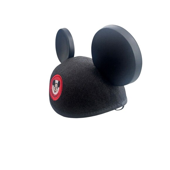 Mickey Mouse Ears Felt with Plastic Ears  Vintage from Disney World Size Infant - Picture 4 of 13